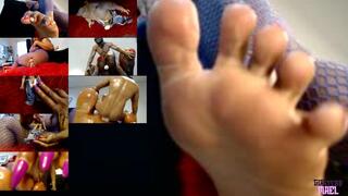 Good Pet, Tiny Foot Slave Fucked Giant Toes - Feet Fetish, Cuckold, Cum On Feet, Unaware Giantess