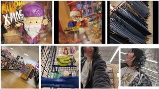 XMAS ASMR TJ MAXX and LATE night GROCERY Store Shopping Trip