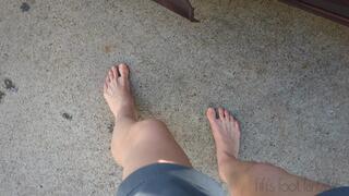 Fifi driving home barefoot and stopping to walk in a bluebonnet field *discounted replay in case you missed it*