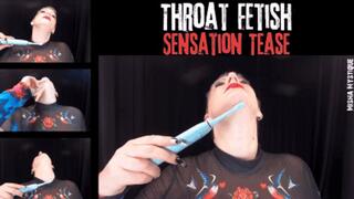 Throat Fetish Sensation Tease - mp4