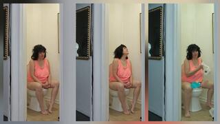 1st Long Flow Pee Of The Day Followed By Throat Clearing Hawking Up Sink Sounds