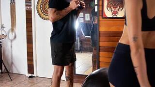 Strap On fun after workout full video