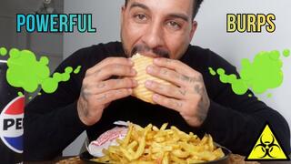 Kebab + Bloating with PEPSI – Powerful Burps and Chewing with a Full Mouth - Lalo Cortez