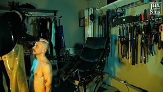 Gay Bondage and BDSM - Latex Room Session with Master Aion Payne and Ian Echo - Part One