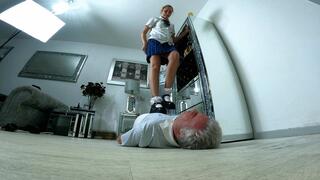 Danielle Schoolgirl Trampling Girl 2 FLOOR CAM