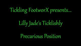 Lilly Jade's Ticklishly Precarious Position