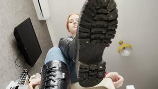 Dirty boots domination!