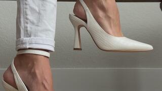 PURE (white heels)