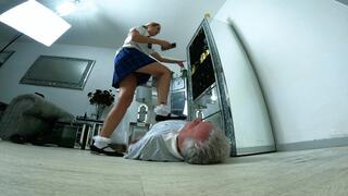 Danielle Schoolgirl Trampling Girl 3 FLOOR CAM (4K)