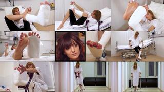 Hugi Term SLC Crutch Practicing at the Clinic (in HD 1920X1080)