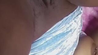 finger rubbing my wet pussy