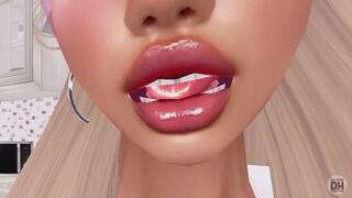 Marilyn Big Pink Lips and Tongue