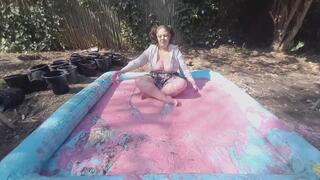 Sexy in Slime in School Outfit