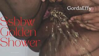 Ssbbw Golden shower pov