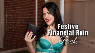 Festive Financial Ruin Pack - Mistress Justine Cross