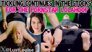 TICKLING CONTINUES IN THE STOCKS FOR THE PORNSTAR LOLAHOOP - HD WMV