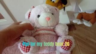 Pipi for my teddy bear 26