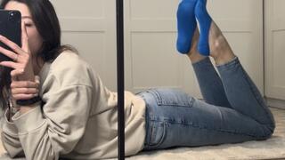 Present colorful socks