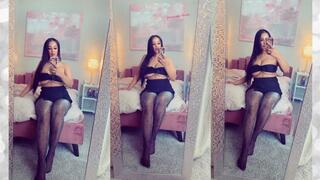 TAKEN DOWN BY GLAM CURVY NYLONS