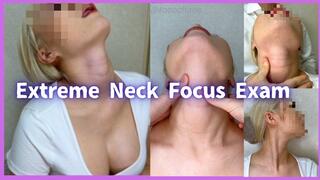 Extreme Neck Focus Exam – Swallow Control Roleplay with Full Acting Simulation (Full Face Optional and Neck Close-Up Scenes) This is a custom fetish request video.