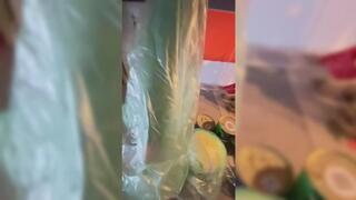 Chewing vegetables and farting