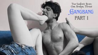 Foot Gagging Overload: Tied Up & Throat-Fucked by Asteria + Helia’s Filthy Feet (PART 1)