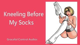 Kneeling Before My Socks - Socks - Graceful Control Audios