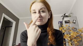 Pick my nose and get boogers