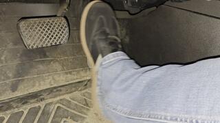 Driving in New sneakers 1