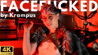 Facefucked by Krampus - Jaq Quicksilver Punishes You With POV Demon Cock and Big Clit Facefucking - FtM, trans, femdom, holiday, strapon - 4k mp4