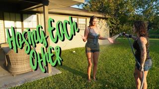 “Hosing Each Other Off” [WET + MESSY]