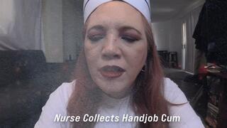 Nurse Eve collects Handjob cum Sample 1