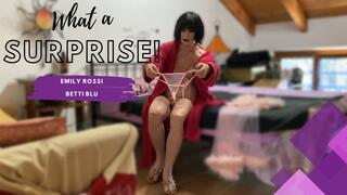 What a Surprise - Crossdresser massaged by a milf