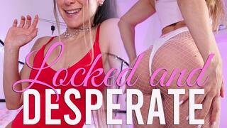 Locked and desperate - Ass gooning chastity mind melt