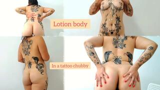 Putting body lotion on all my body - Body Lotion Fetish