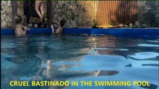 CRUEL BASTINADO AND FEET TORMENT IN THE SWIMMING POOL MOBILE VERSION