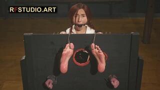 Daria in Heavy Stocks - Bastinado and Tickling (UHD 4K MP4)