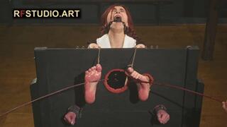 Daria in Heavy Stocks - Bastinado and Tickling (FULL HD MP4)