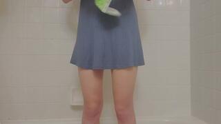 Desperately Drenching Pad with Pee