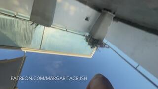 I tie a tiny man to my shoe