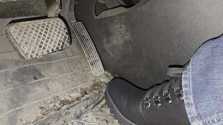 Hurrying home in MIA boots