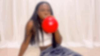 Blowing and Popping Balloons with my Mouth