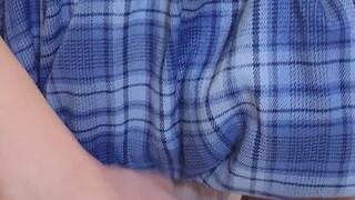 Showing Off My Plump Pussy in a Skirt