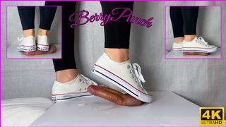 Step-Mom Converse Cock Trampling - Shoejob - Foot Fetish - CBT - 4K