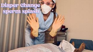 Diaper Change Sperm Splash (MOV)