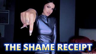 THE SHAME RECEIPT