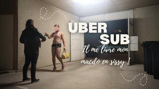 UBER SUB il me livre mon Macdo en sissy !