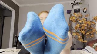 Socks and feet sniffing!