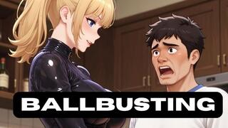 Ballbust Brutality: Knees & Heels Till You Cum Pain