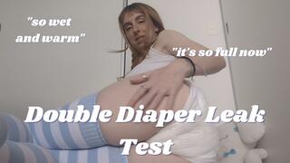 Double Diapered Leak Test: ABDL -- Frisky Freckled Fox